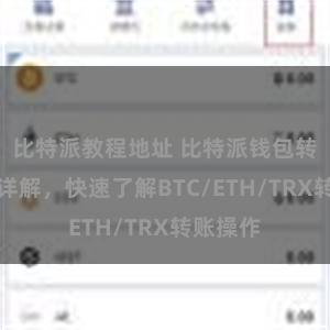 比特派教程地址 比特派钱包转账教程详解，快速了解BTC/ETH/TRX转账操作