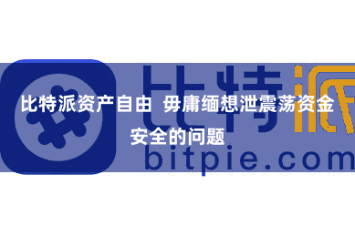 比特派资产自由  毋庸缅想泄震荡资金安全的问题